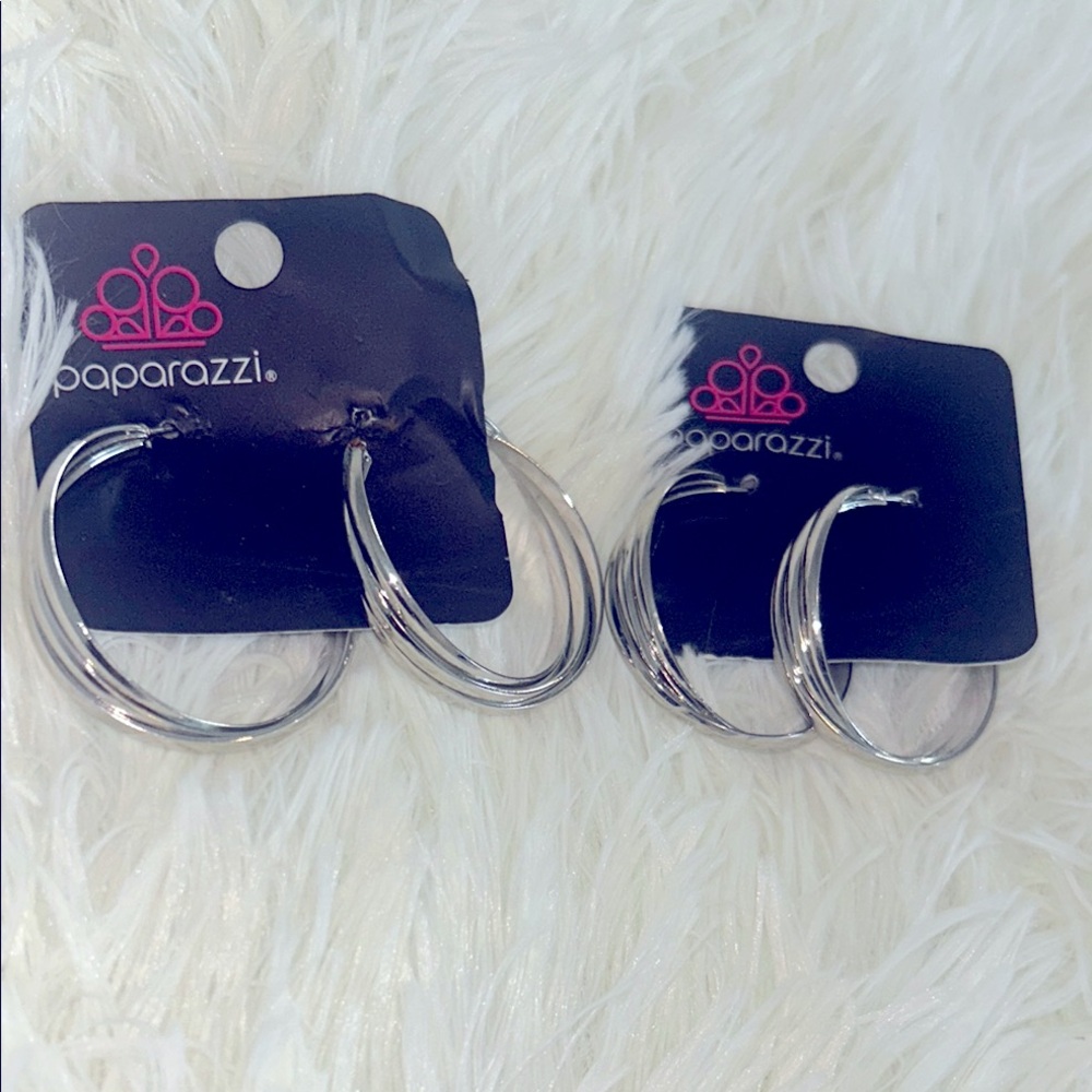 Paparazzi Silver Classic Hoop Earrings Timeless Design